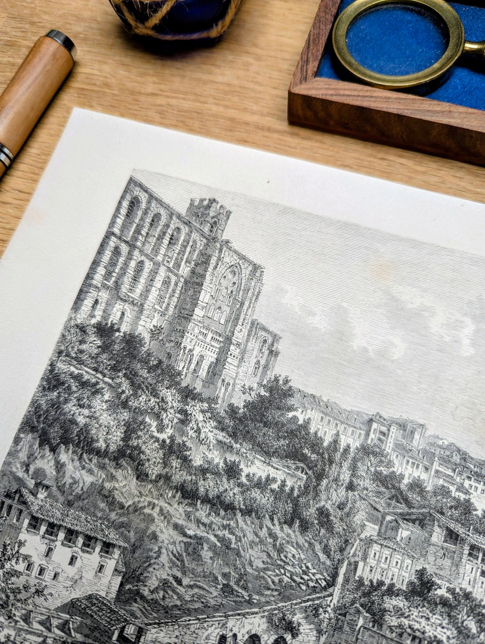 Fontebranda, Sienne. Ilustração impressa em 1866. – photo 8
